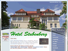 Tablet Screenshot of hotel-stubenberg.de